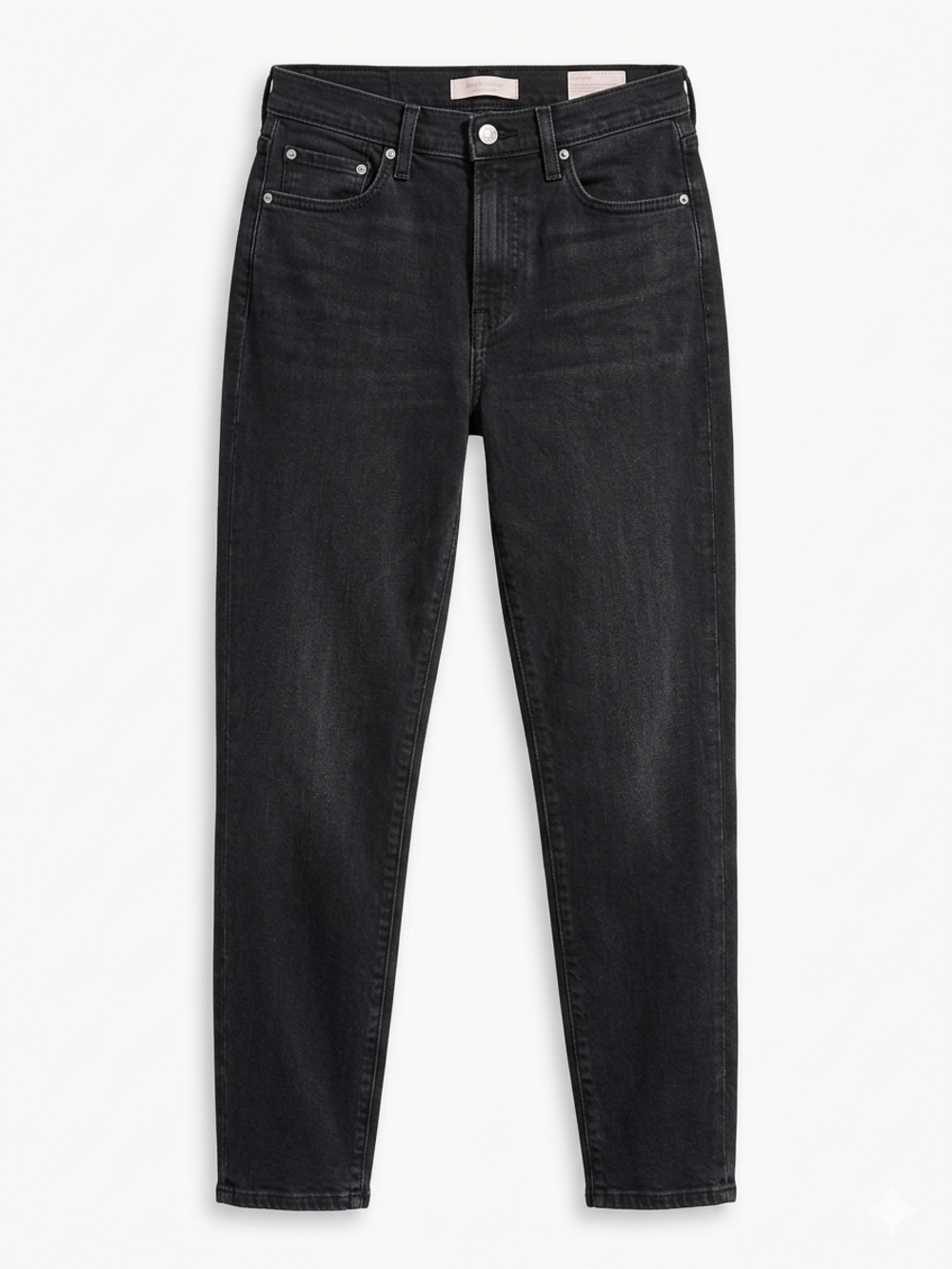 Levi's Black High-Rise Straight Jeans - Picture 2 of 4
